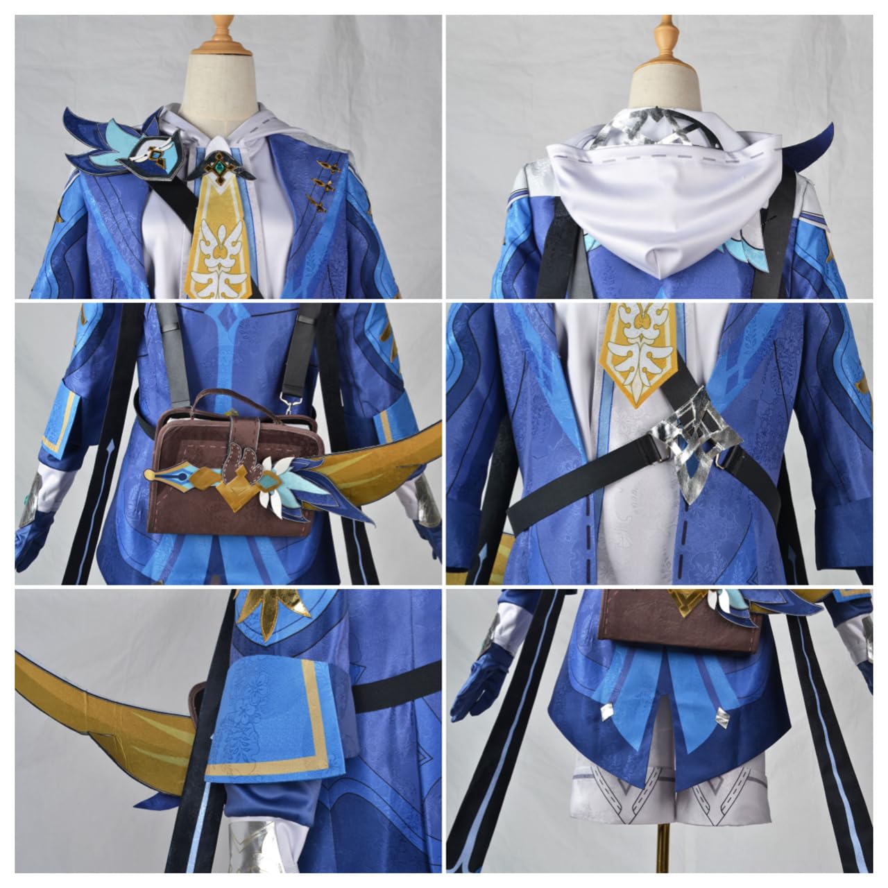 Amazon.co.jp: [HUNIY] 原神 ミカ コスプレ衣装 豪華版 フルセット